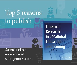 Empirical Research In Vocational Education And Training - 