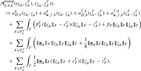 A Hybrid High Order Method For Passive Transport In Fractured Porous Media Springerlink