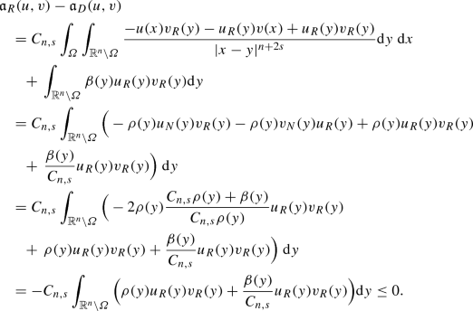 Realization Of The Fractional Laplacian With Nonlocal Exterior Conditions Via Forms Method Springerlink