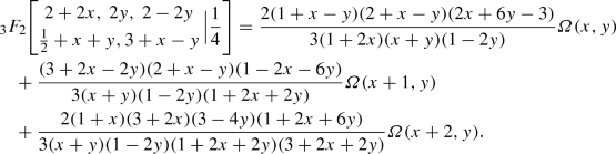 Evaluation Of Nonterminating 3f 2 Frac 1 4 3 F 2 1 4 Series Perturbed By Three Integer Parameters Springerlink Evaluation Of Nonterminating 3f 2 Frac 1 4 3 F 2 1 4 Series Perturbed By Three Integer Parameters Springerlink