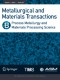 Metallurgical and Materials Transactions B