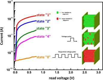 Using binary resistors to achieve multilevel resistive switching in multilayer NiO/Pt nanowire arrays