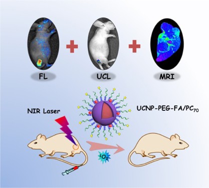 Multifunctional upconversion–nanoparticles–trismethylpyridylporphyrin–fullerene nanocomposite: a near-infrared light-triggered theranostic platform for imaging-guided photodynamic therapy