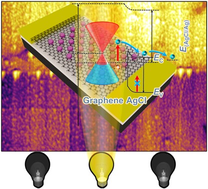 Electrochemical half-reaction-assisted sub-bandgap photon sensing in a graphene hybrid phsotodetector