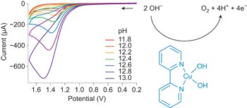 A soluble copper–bipyridine water-oxidation electrocatalyst