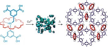 Metal–organic frameworks with dynamic interlocked components