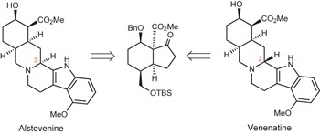 A divergent approach to the synthesis of the yohimbinoid alkaloids venenatine and alstovenine