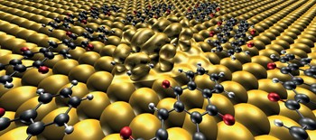 Charged and metallic molecular monolayers through surface-induced aromatic stabilization