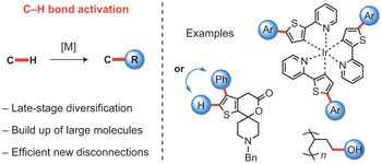 C–H bond activation enables the rapid construction and late-stage diversification of functional molecules