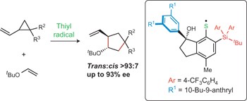 An organic thiyl radical catalyst for enantioselective cyclization