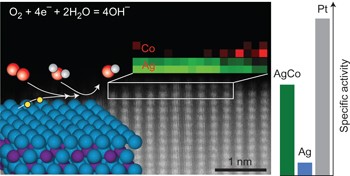 High-performance Ag–Co alloy catalysts for electrochemical oxygen reduction