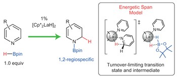 Atom-efficient regioselective 1,2-dearomatization of functionalized pyridines by an earth-abundant organolanthanide catalyst