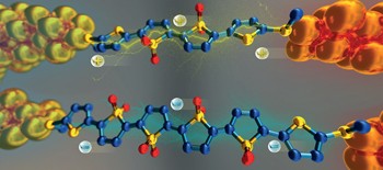 Molecular length dictates the nature of charge carriers in single-molecule junctions of oxidized oligothiophenes