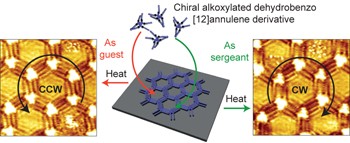 Dynamic control over supramolecular handedness by selecting chiral induction pathways at the solution–solid interface