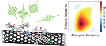 Controlling quantum-beating signals in 2D electronic spectra by packing synthetic heterodimers on single-walled carbon nanotubes