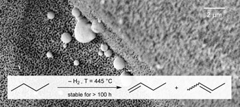 Gallium-rich Pd–Ga phases as supported liquid metal catalysts