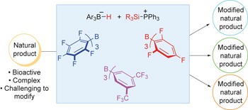 Late-stage chemoselective functional-group manipulation of bioactive natural products with super-electrophilic silylium ions