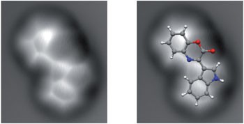 Organic structure determination using atomic-resolution scanning probe microscopy