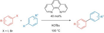 An efficient organocatalytic method for constructing biaryls through aromatic C–H activation