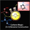 Benzene construction via organocatalytic formal [3+3] cycloaddition reaction