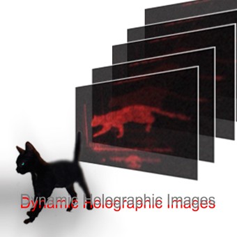Dynamic holographic images using poly(<i>N</i>-vinylcarbazole)-based photorefractive composites