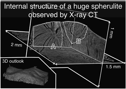 Three-dimensional analyses of spherulite morphology in poly(oxyethylene) and its blends with amorphous poly(<i>d</i>,<i>l-</i>lactic acid) using X-ray computerized tomography