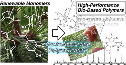 Controlled/living polymerization of renewable vinyl monomers into bio-based polymers