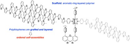 <i>π</i>-Conjugated polymer-layered structures: synthesis and self-assembly