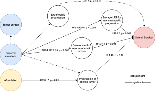 Targeted exome-based predictors of patterns of progression of colorectal liver metastasis after percutaneous thermal ablation