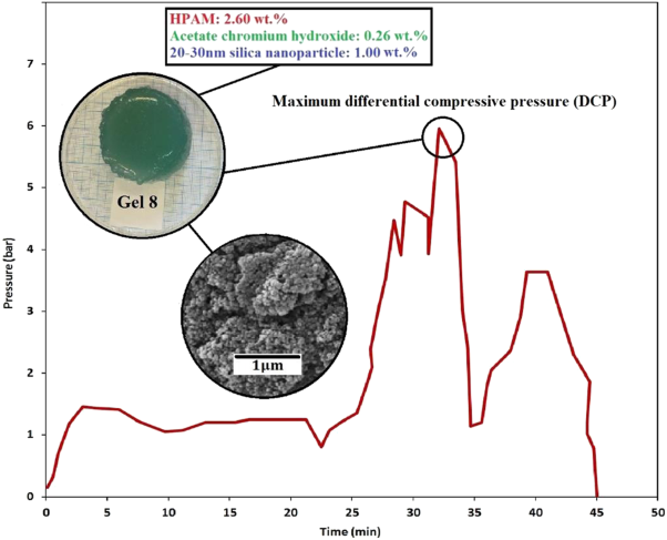 Effect of silica nanoparticle size on the mechanical strength and wellbore plugging performance of SPAM/chromium (III) acetate nanocomposite gels