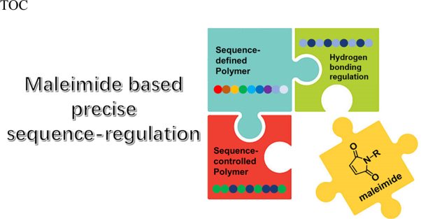 Precise sequence regulation through maleimide chemistry