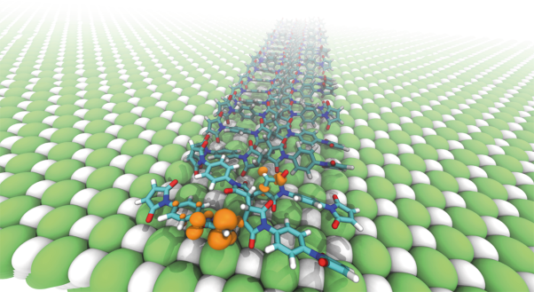 Micrometre-long covalent organic fibres by photoinitiated chain-growth radical polymerization on an alkali-halide surface