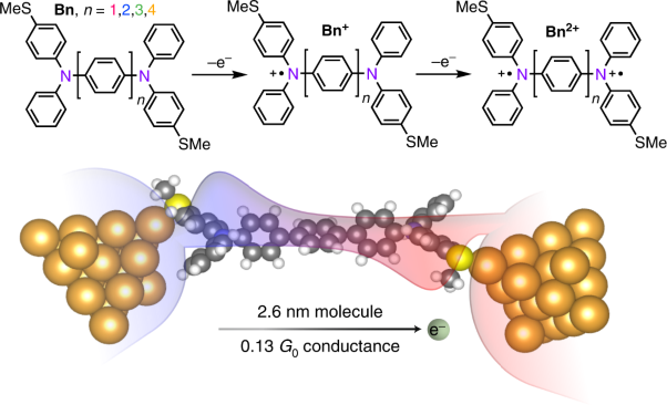 Highly conducting single-molecule topological insulators based on mono- and di-radical cations