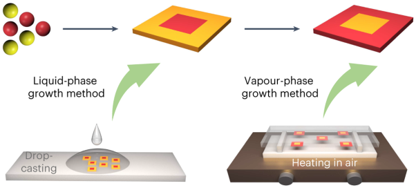 Lateral epitaxial growth of two-dimensional organic heterostructures