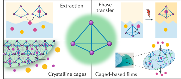 Metal–organic cages for molecular separations