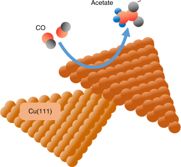 Two-dimensional copper nanosheets for electrochemical reduction of carbon monoxide to acetate
