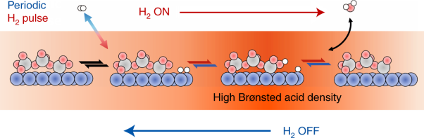 Modulating the dynamics of Brønsted acid sites on PtWO<sub>x</sub> inverse catalyst