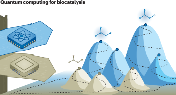 Quantum computing for faster enzyme discovery and engineering