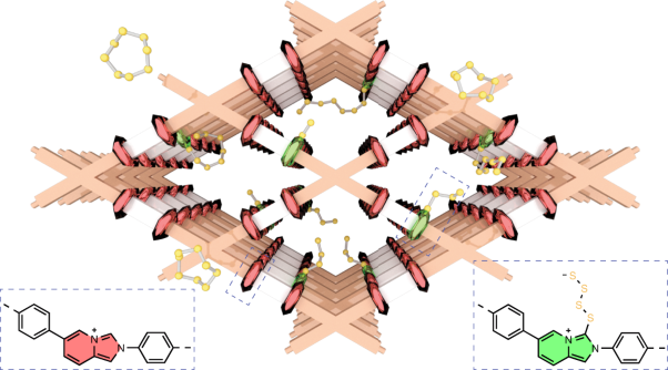 Constructing ambivalent imidazopyridinium-linked covalent organic frameworks