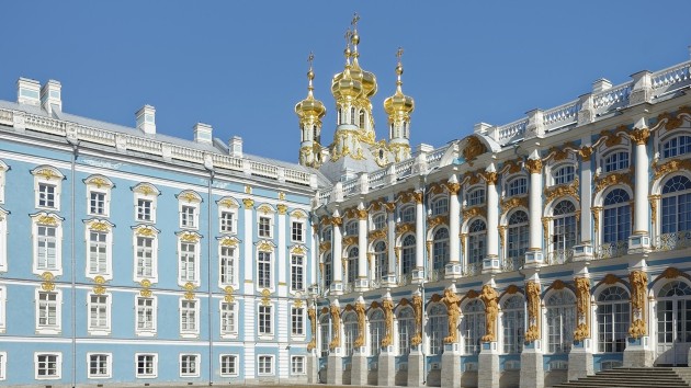 Exterior of Catherine Palace, St Petersburg