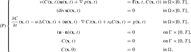 Full Discretization Of Time Dependent Convection Diffusion Reaction Equation Coupled With The Darcy System Springerlink