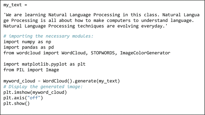 Natural Language Understanding. In 5.1 section, we entered the NLP