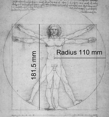 proportional study of man in the manner of vitruvius