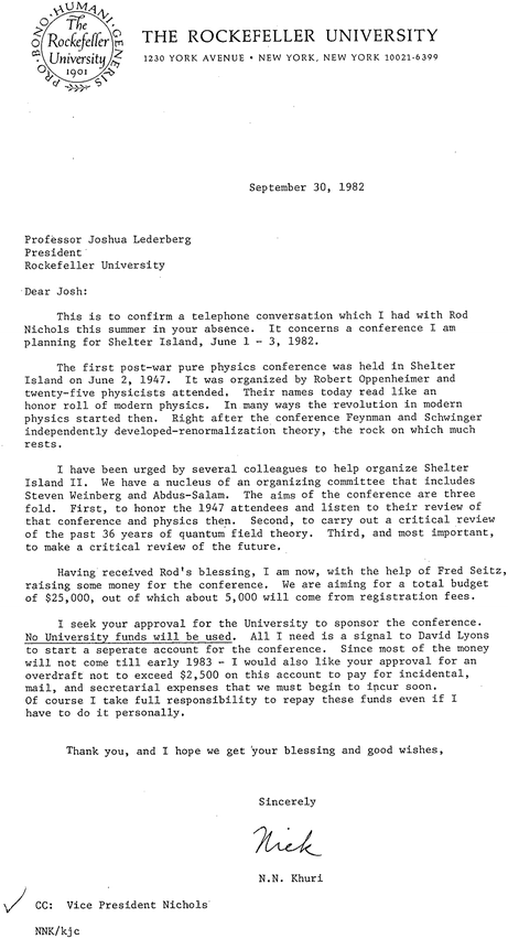 The Shelter Island Conferences Revisited Fundamental Physics In The Decade 1975 1985 Springerlink
