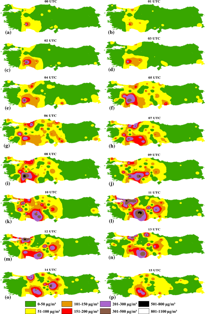 Investigations Of A Southerly Non Convective High Wind Event In Turkey And Effects On Pm 10 Values A Case Study On April 18 12 Springerlink