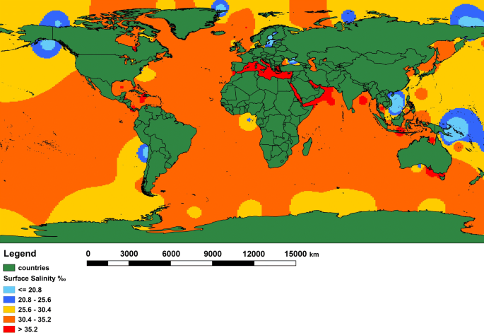 Sea Surface Salinity Map New Updated World Maps Of Sea-Surface Salinity | Springerlink