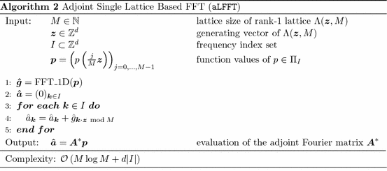 Multiple Rank 1 Lattices As Sampling Schemes For Multivariate Trigonometric Polynomials Springerlink