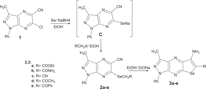 A Convenient Synthesis Reactions And Biological Evaluation Of Novel Pyrazolo 3 4 B Selenolo 3 2 E Pyrazine Heterocycles As Potential Anticancer And Antimicrobial Agents Springerlink