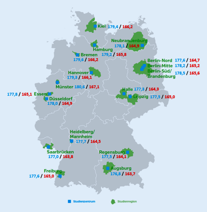 Größe männer deutschland durchschnitt
