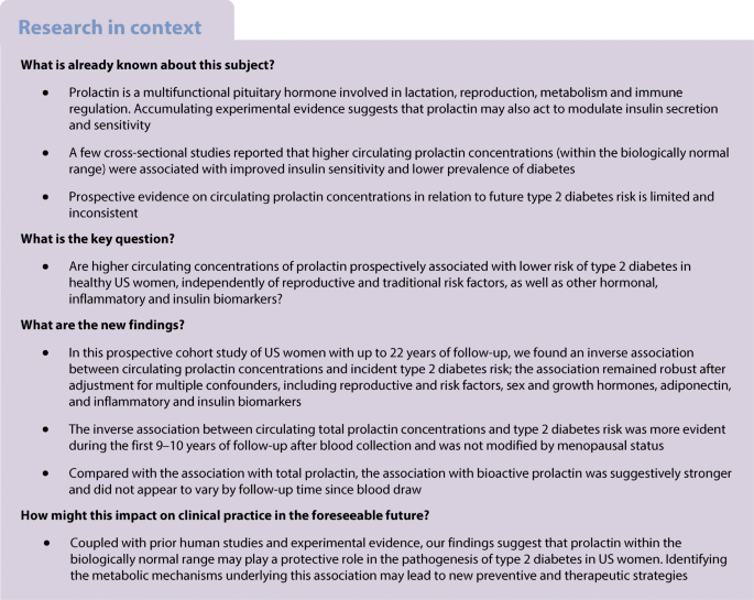 prolactin hormone function